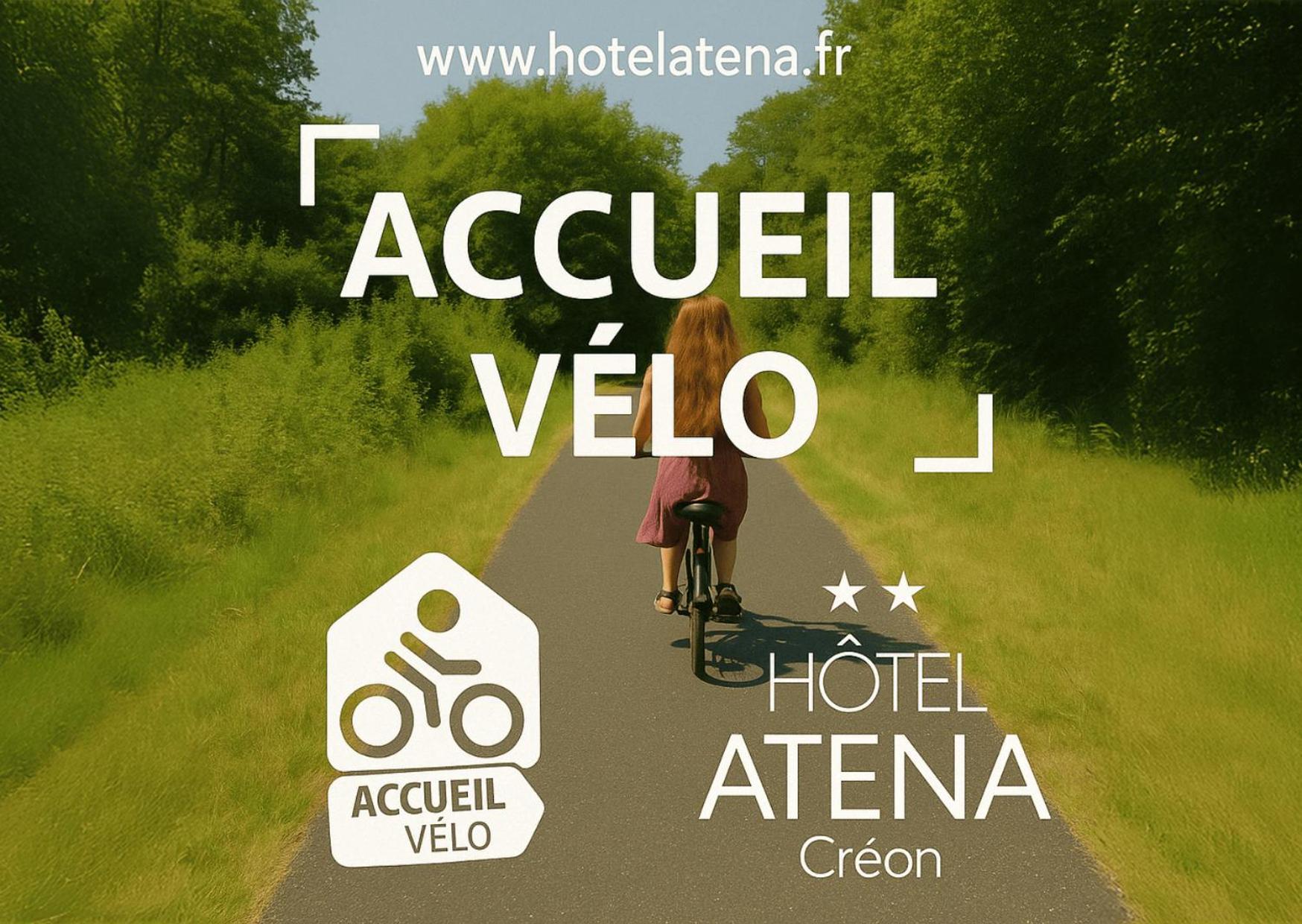 Atena Bordeaux Sud Est Creon - Velo Friendly Eksteriør bilde